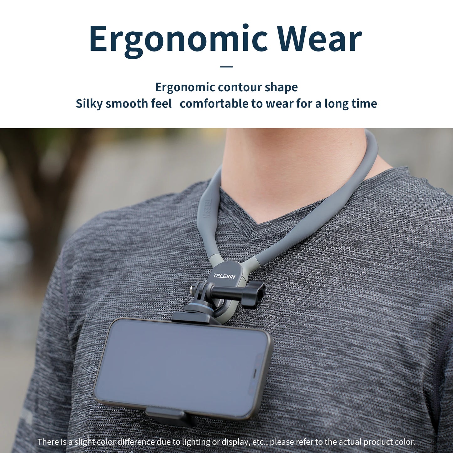TELESIN Silicone Neck Hold Mount