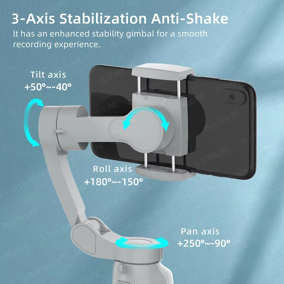 AXNEN HQ5 3-Axis Smartphone Gimbal Stabilizer