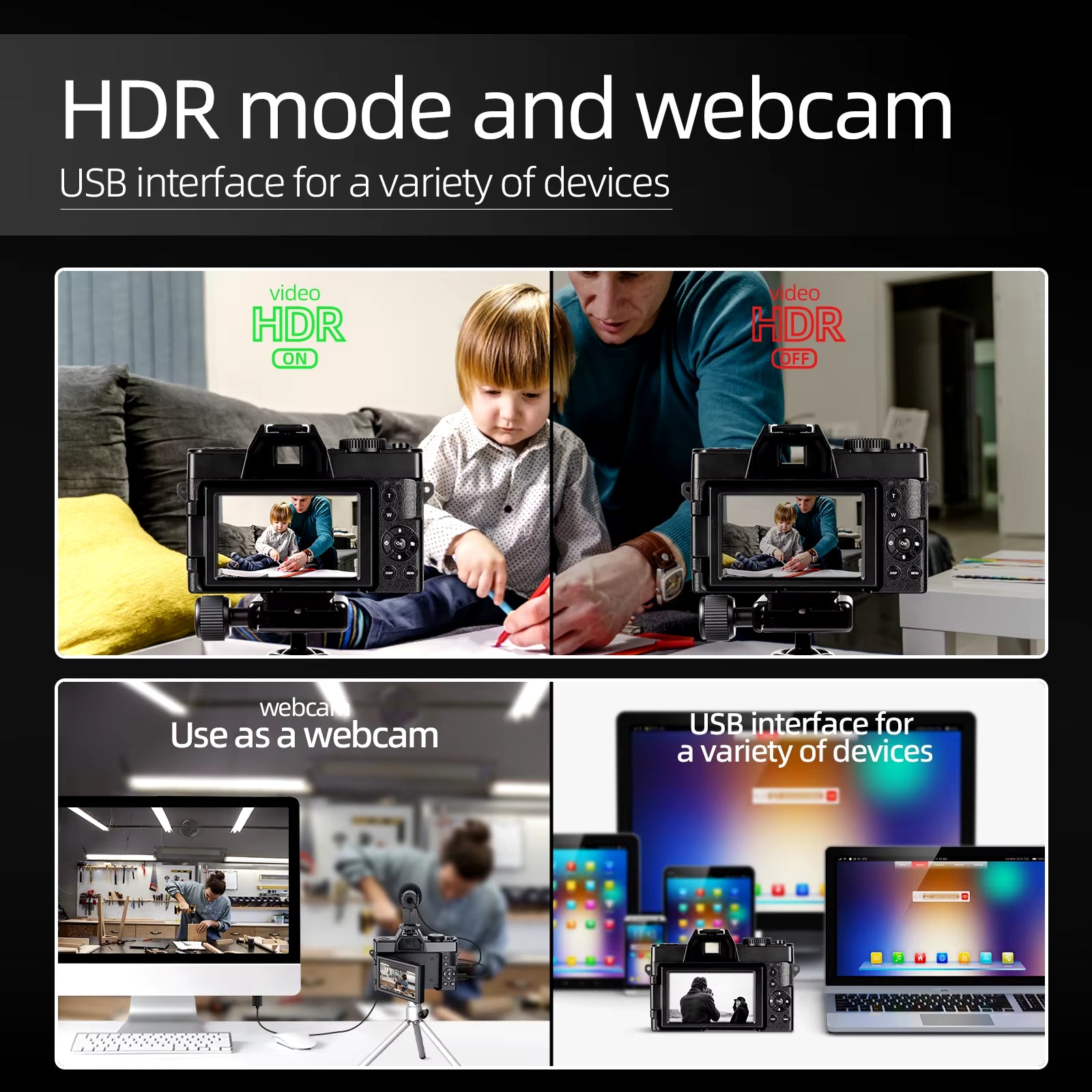 NDB 4K Digital Vlogging Camera Kit   