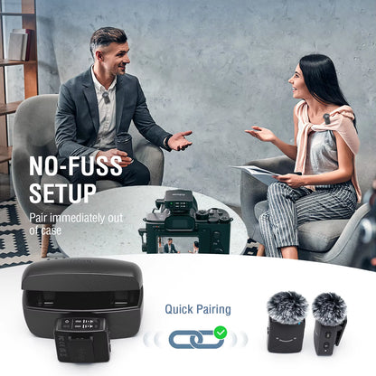 FIFINE M9 Wireless Lavalier Microphone