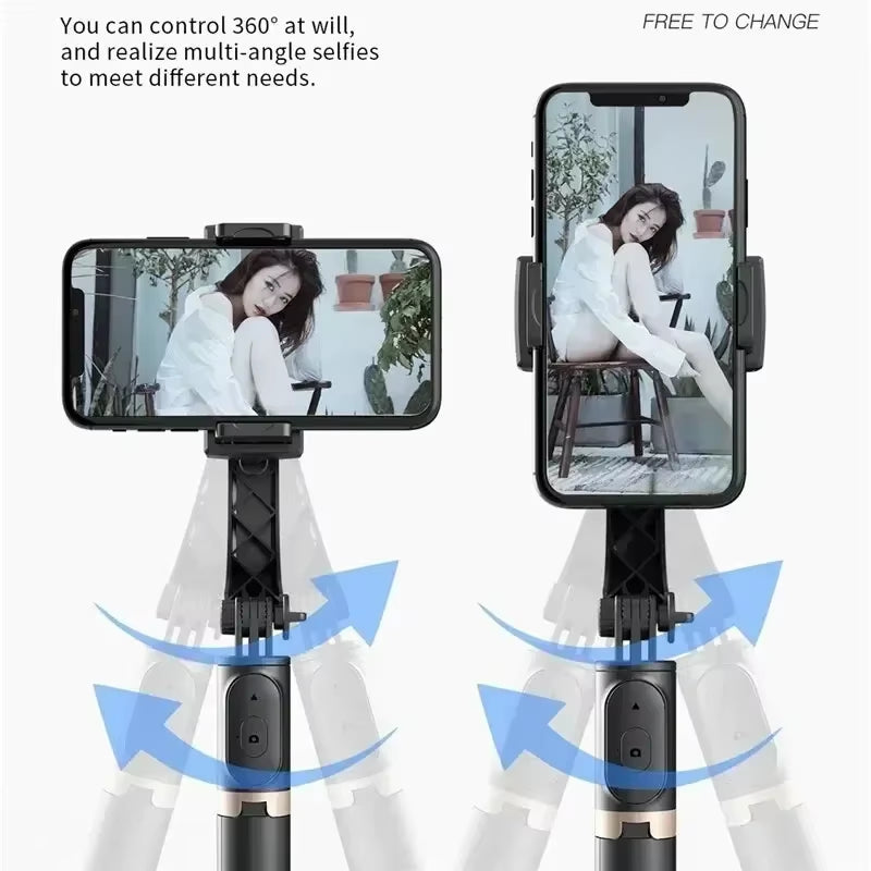 VIKEFON Q08 Bluetooth Selfie Stick Tripod Gimbal 