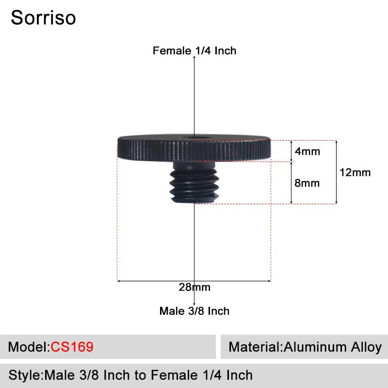 SORRISO Camera Screw Adapters