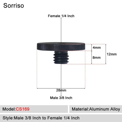 SORRISO Camera Screw Adapters