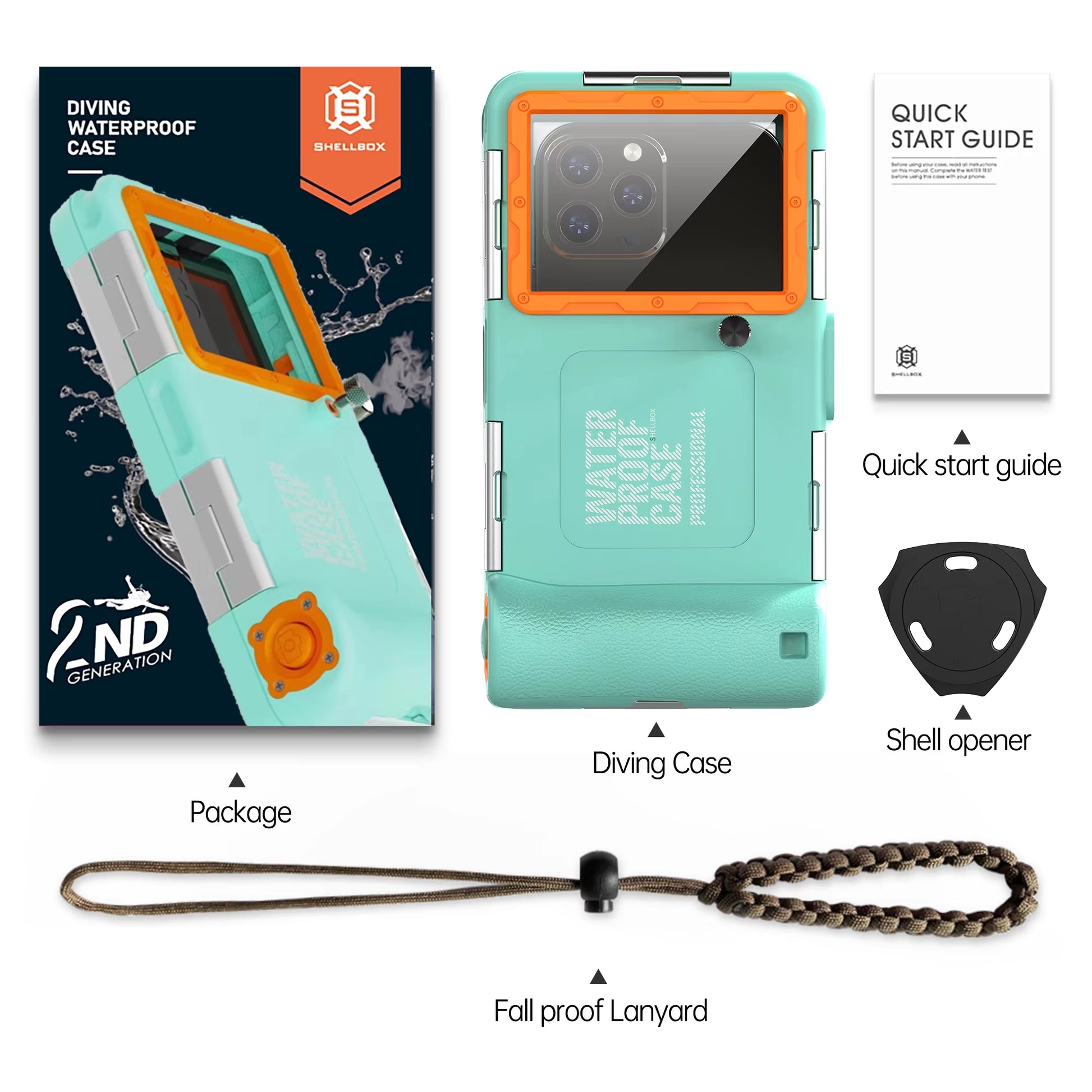 SHELLBOX 2ND Gen Professional Waterproof Case