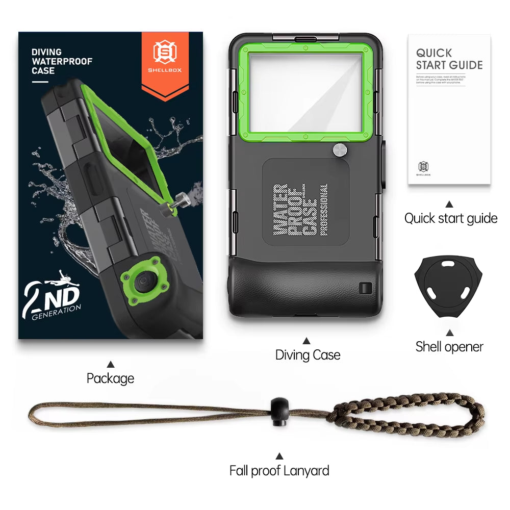 SHELLBOX 2ND Gen Professional Waterproof Case