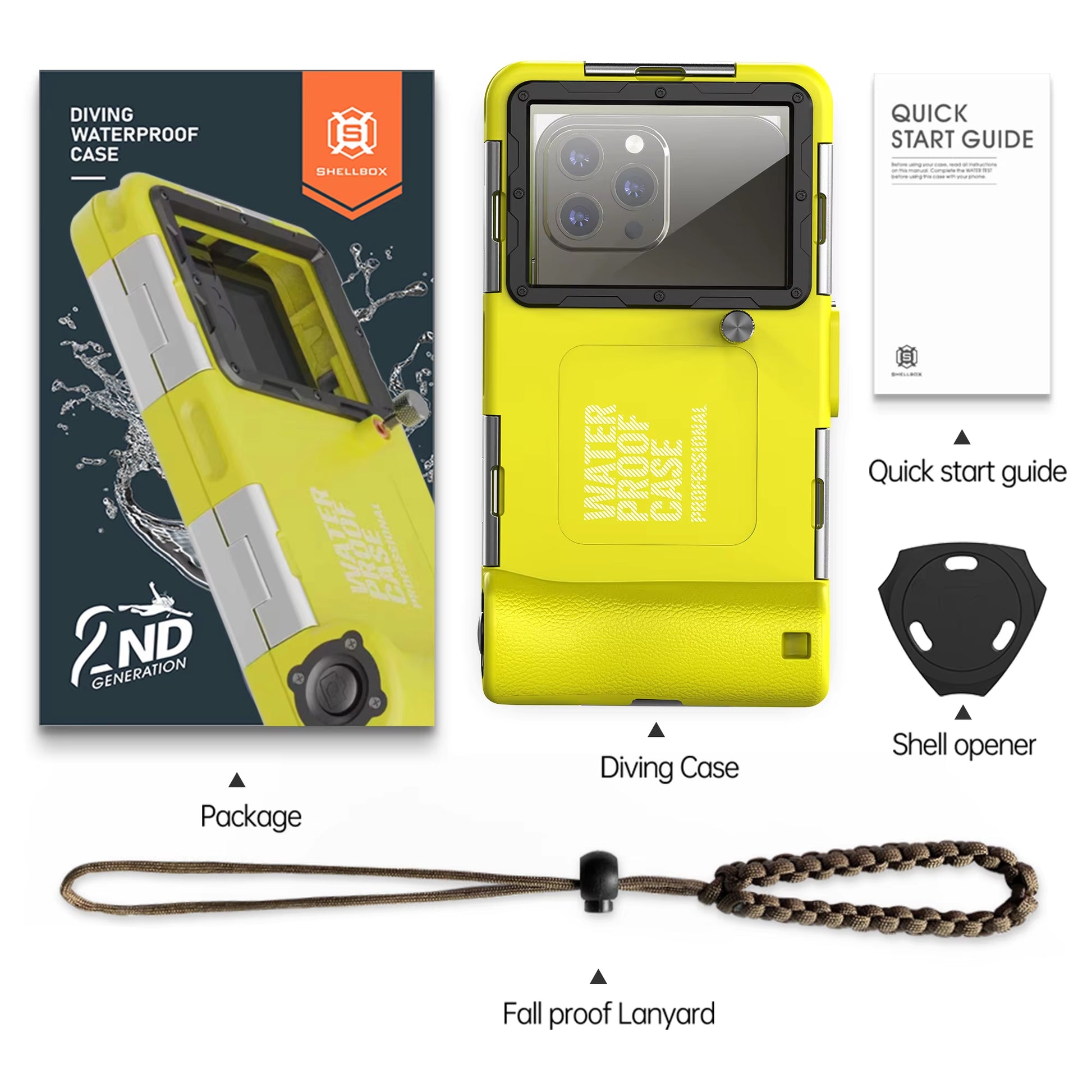 SHELLBOX 2ND Gen Professional Waterproof Case