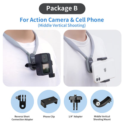 TELESIN Silicone Neck Hold Mount 