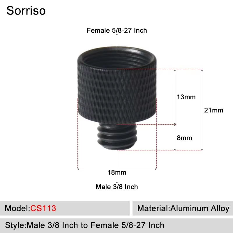 SORRISO Camera Screw Adapters