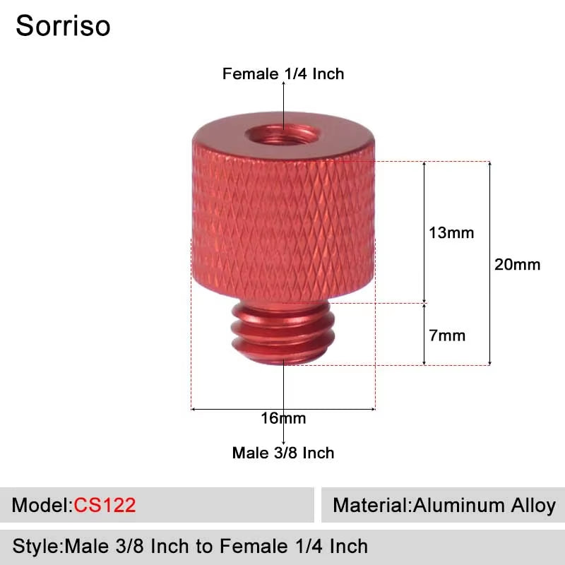 SORRISO Camera Screw Adapters