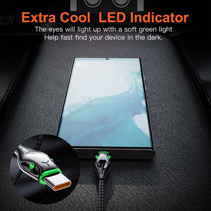 PD60W TYPE-C LED Data Carging Cable