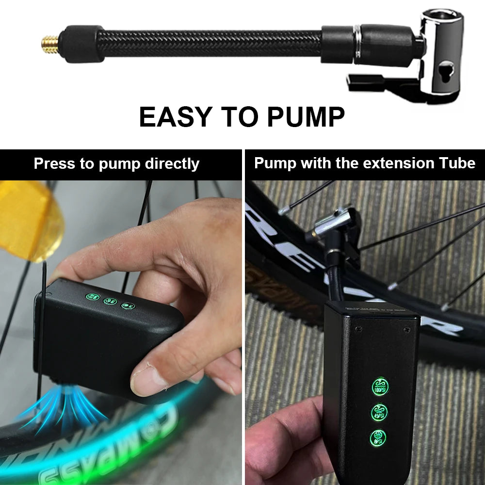 TOPTREK Portable Mini Electric Air Pump 100Psi