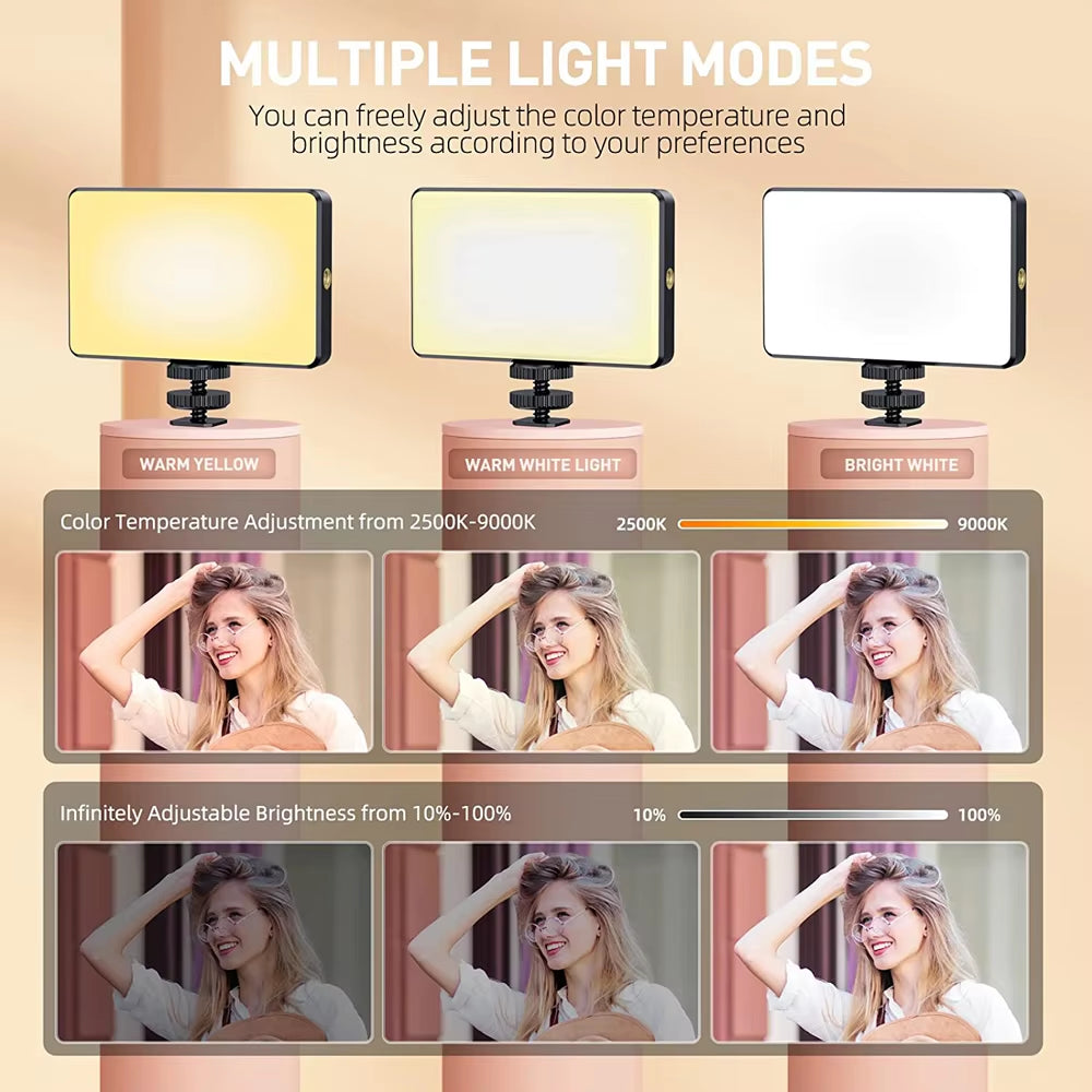 120 LED Selfie Fill Light 3000Mah