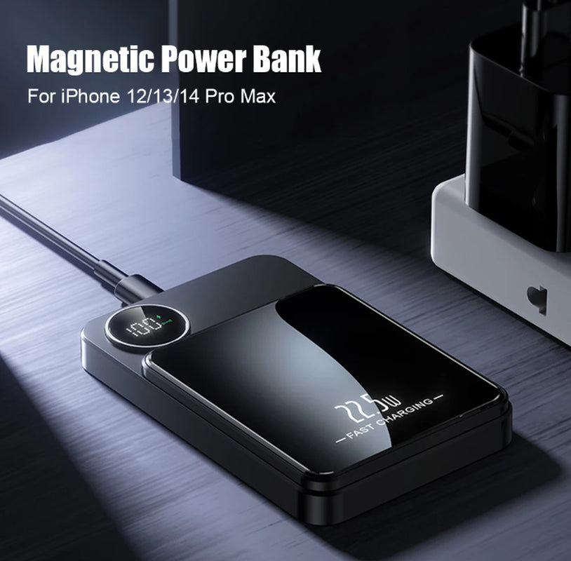 Wireless Magnetic Power Bank Fast Charger