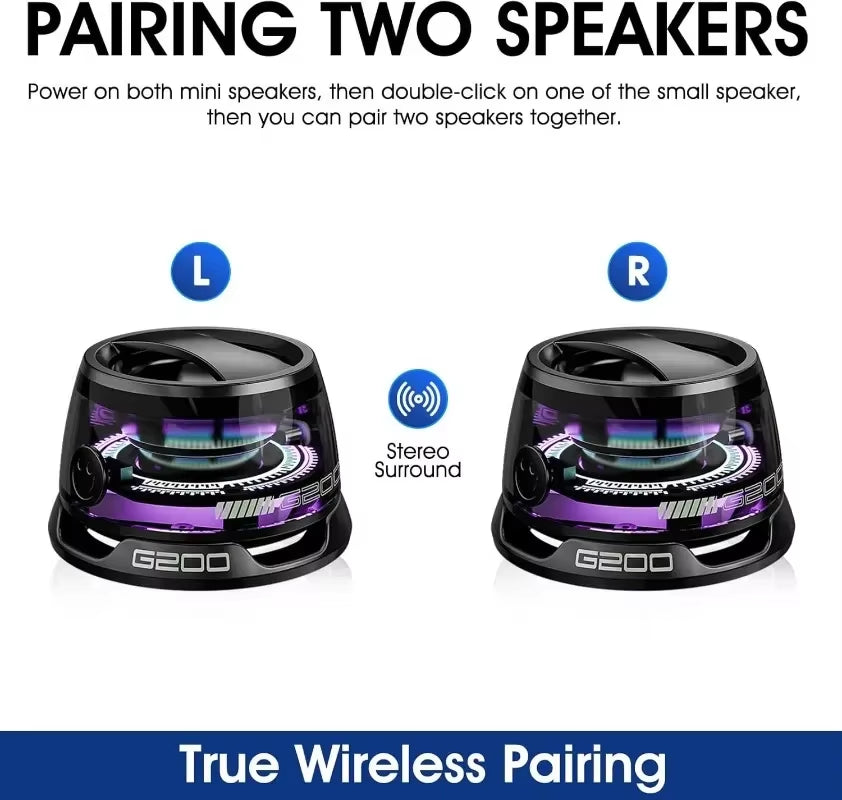  G200 Magnetic Portable Bluetooth Speaker