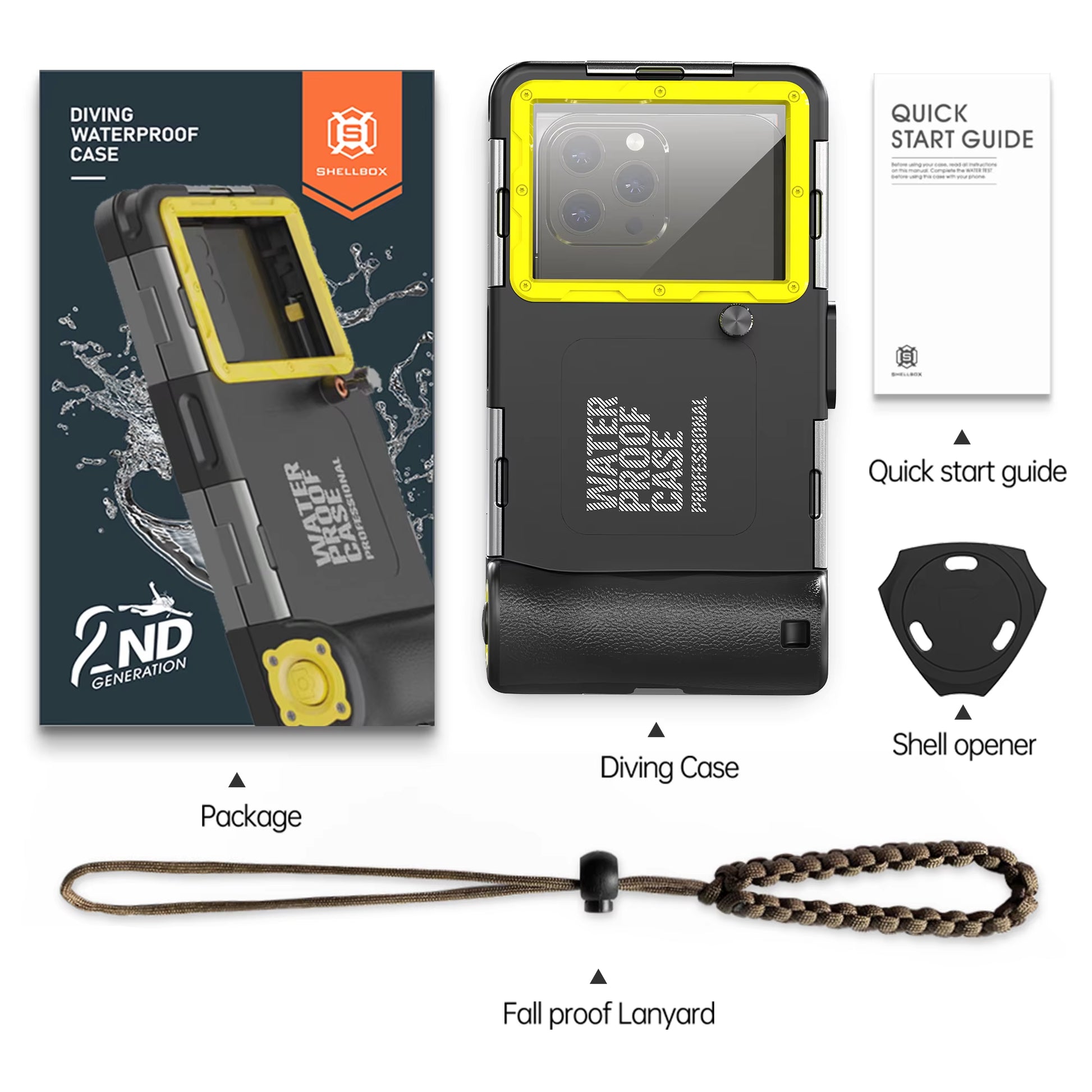 SHELLBOX 2ND Gen Professional Waterproof Case
