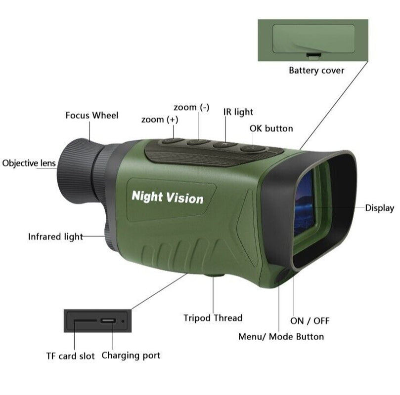 NIGHT VISION 8X Digital Zoom Telescope