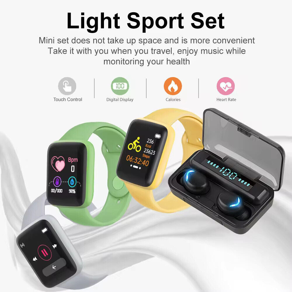 (2 in 1)Smart Watch and Earbud Set
