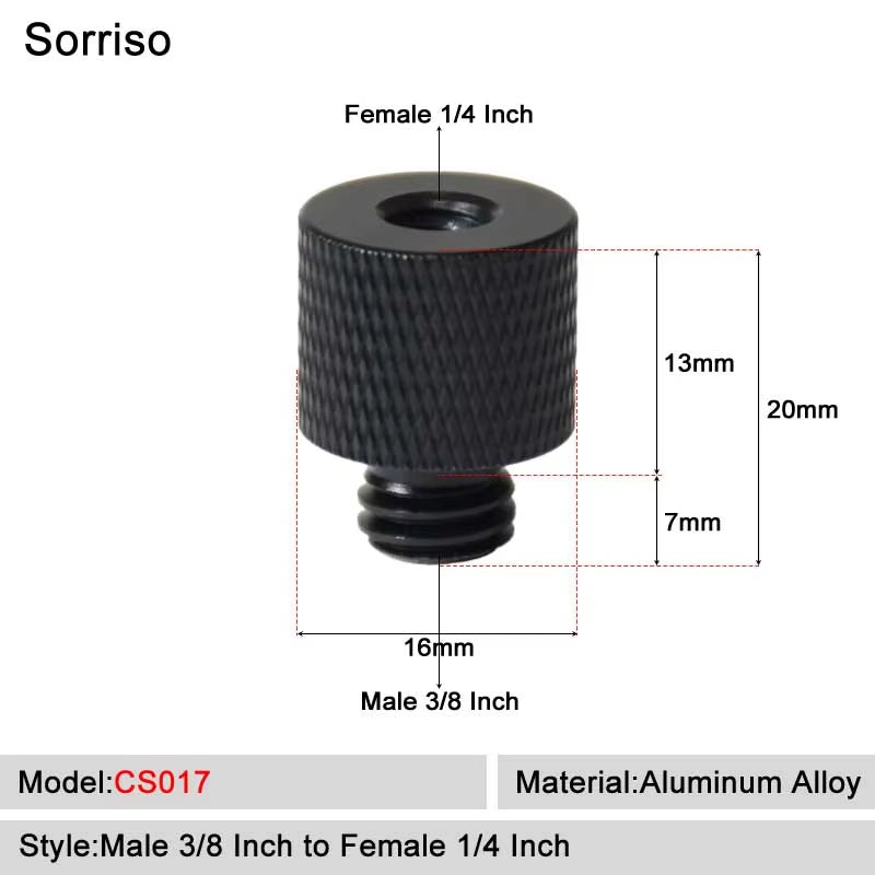 SORRISO Camera Screw Adapters