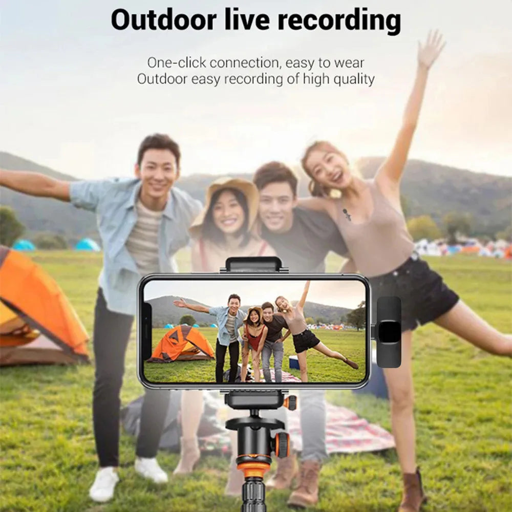 KEBIDUMEI Wireless Lavalier Microphone 