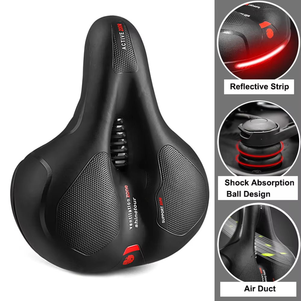 ACTIVE MTB Shock Absorbing Road Bike Saddle 