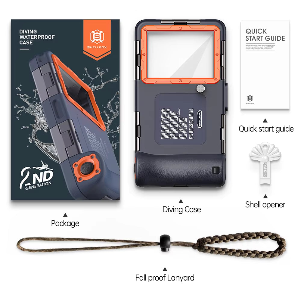 SHELLBOX 2ND Gen Professional Waterproof Case