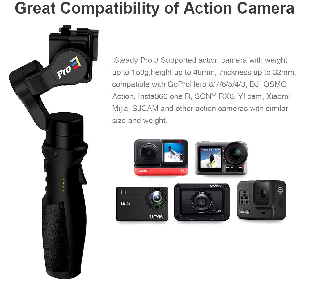 HOHEM ISTEADY Pro 3 / Pro 4 3-Axis Handheld Gimbal
