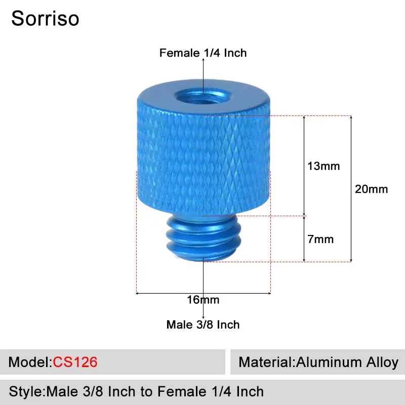 SORRISO Camera Screw Adapters