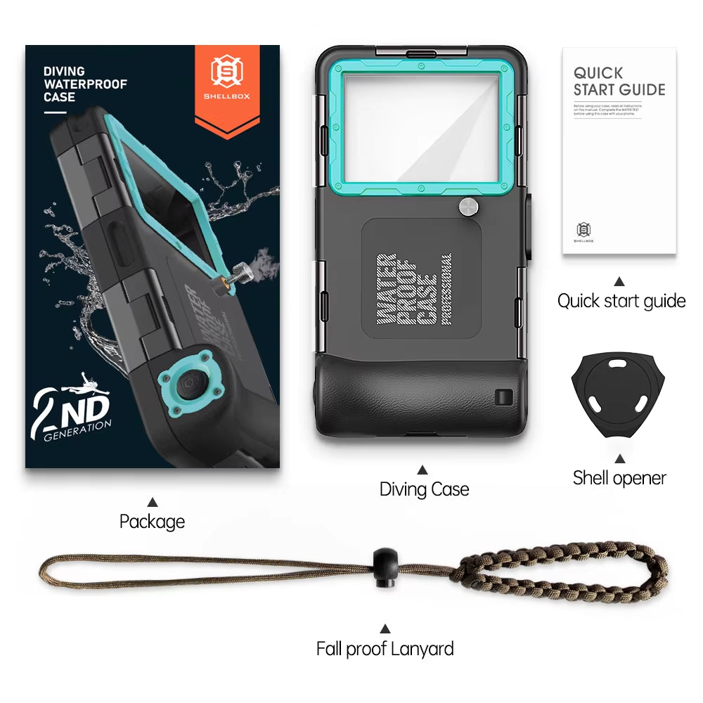 SHELLBOX 2ND Gen Professional Waterproof Case