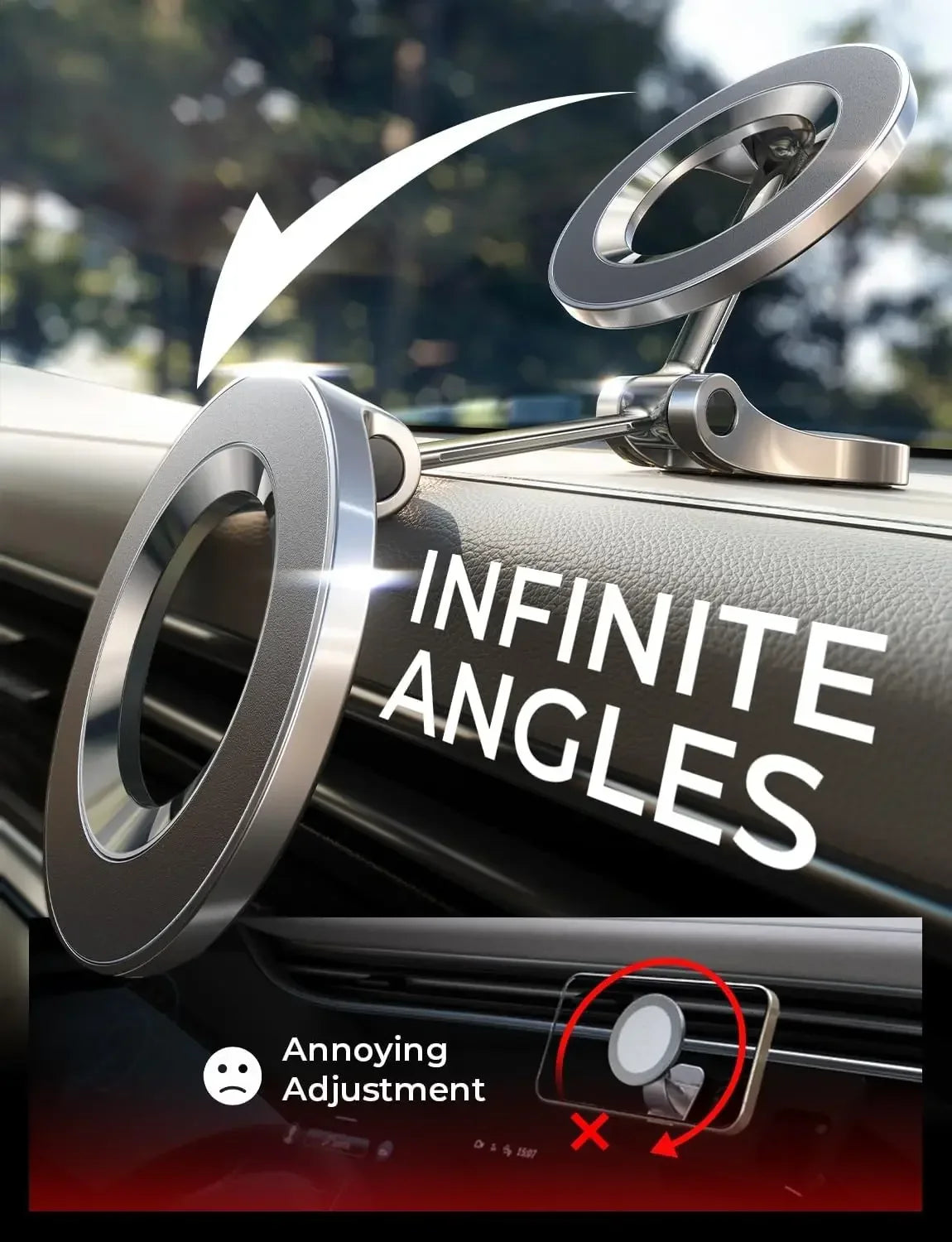 LISEN MagSafe Car Mount
