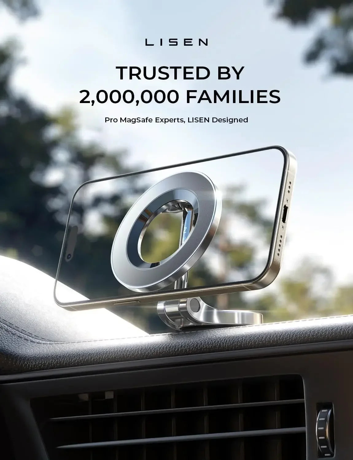 LISEN MagSafe Car Mount