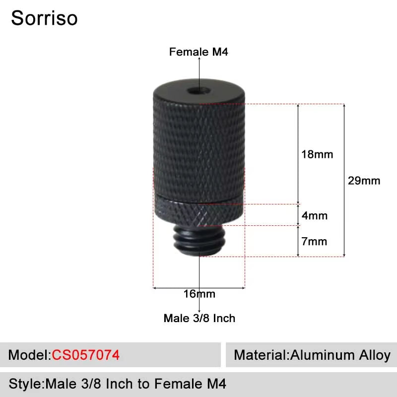 SORRISO Camera Screw Adapters