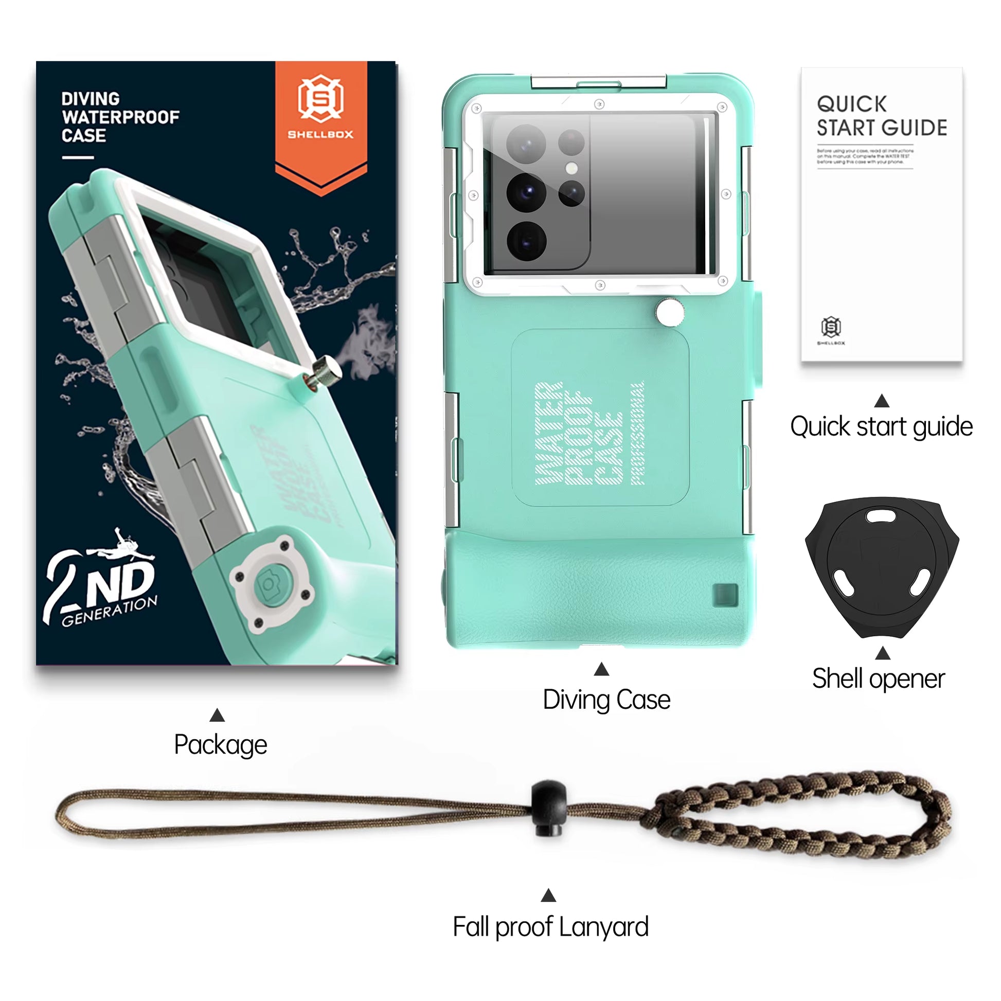 SHELLBOX 2ND Gen Professional Waterproof Case