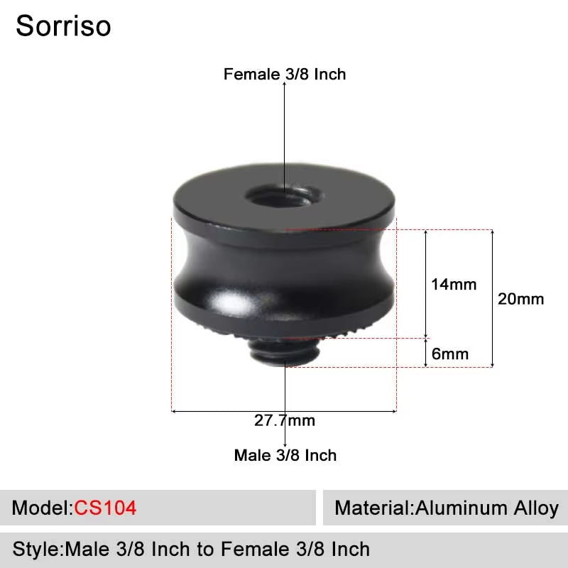 SORRISO Camera Screw Adapters