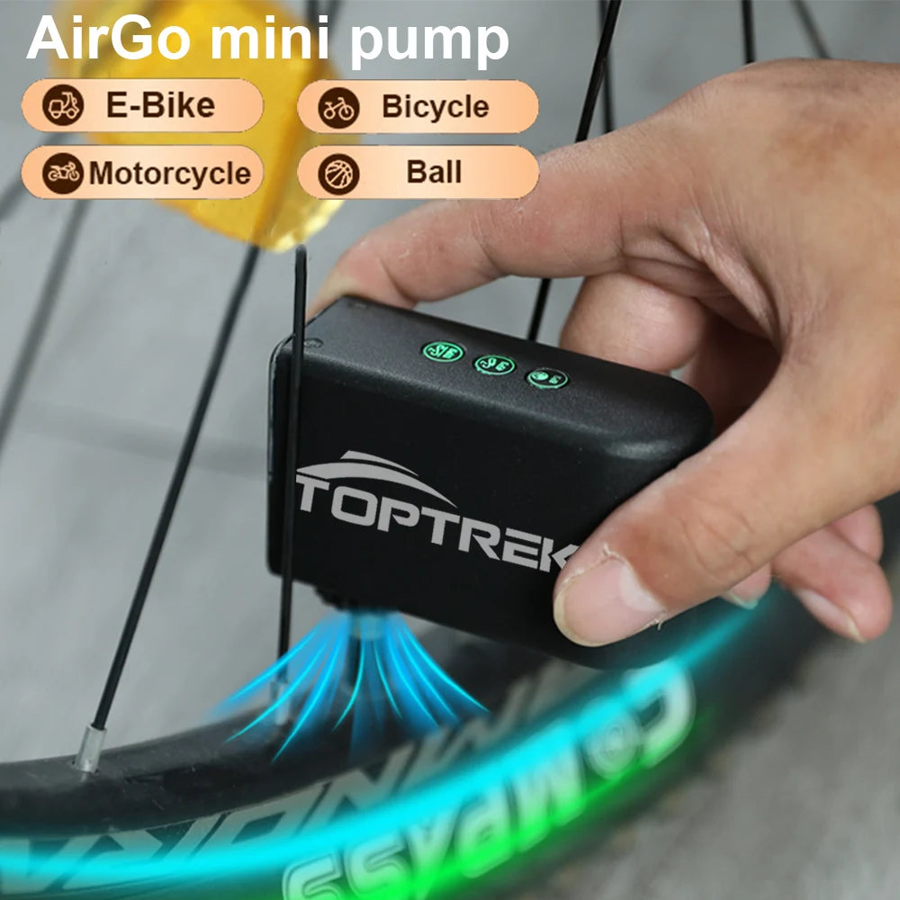 TOPTREK Portable Mini Electric Air Pump 100Psi