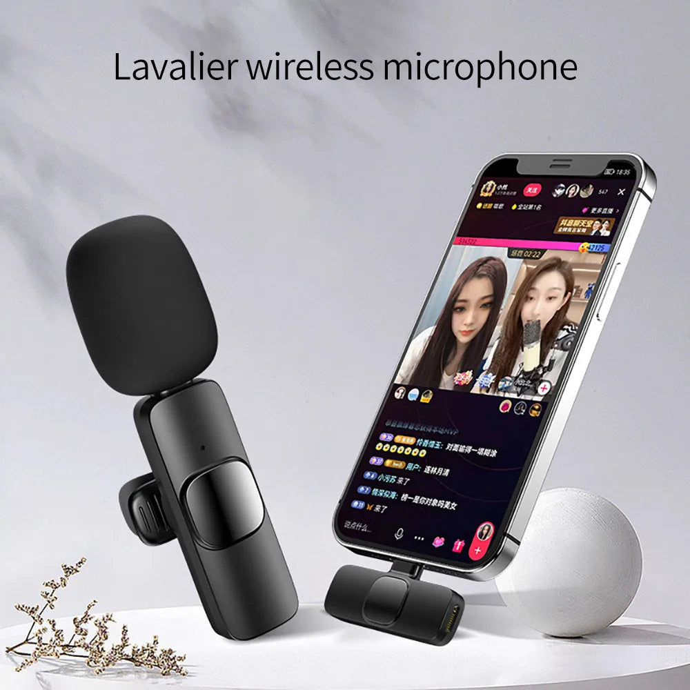 KEBIDUMEI Wireless Lavalier Microphone 