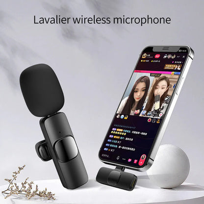 KEBIDUMEI Wireless Lavalier Microphone 