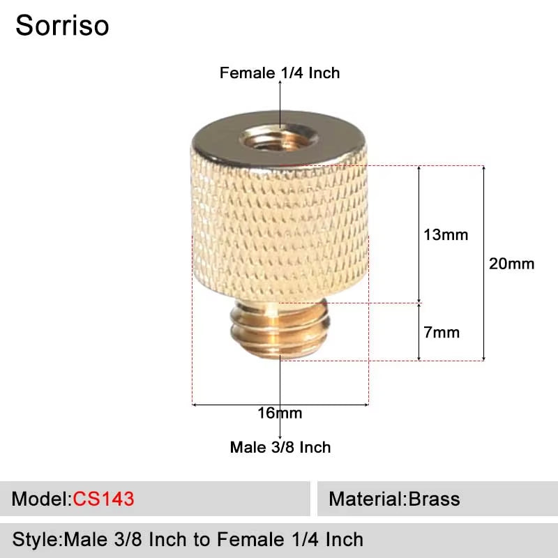 SORRISO Camera Screw Adapters