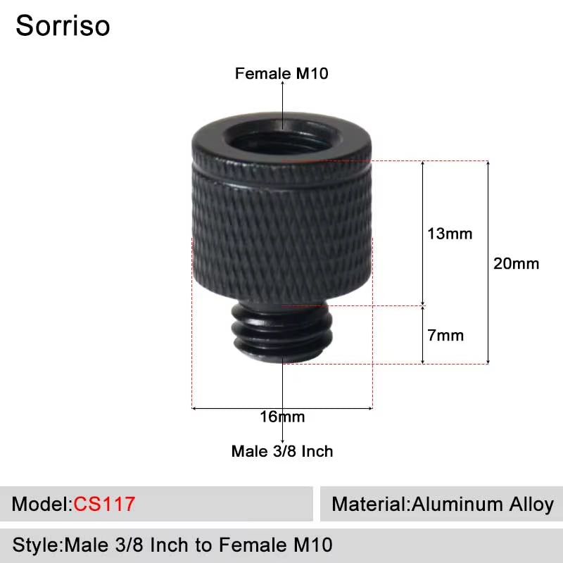 SORRISO Camera Screw Adapters