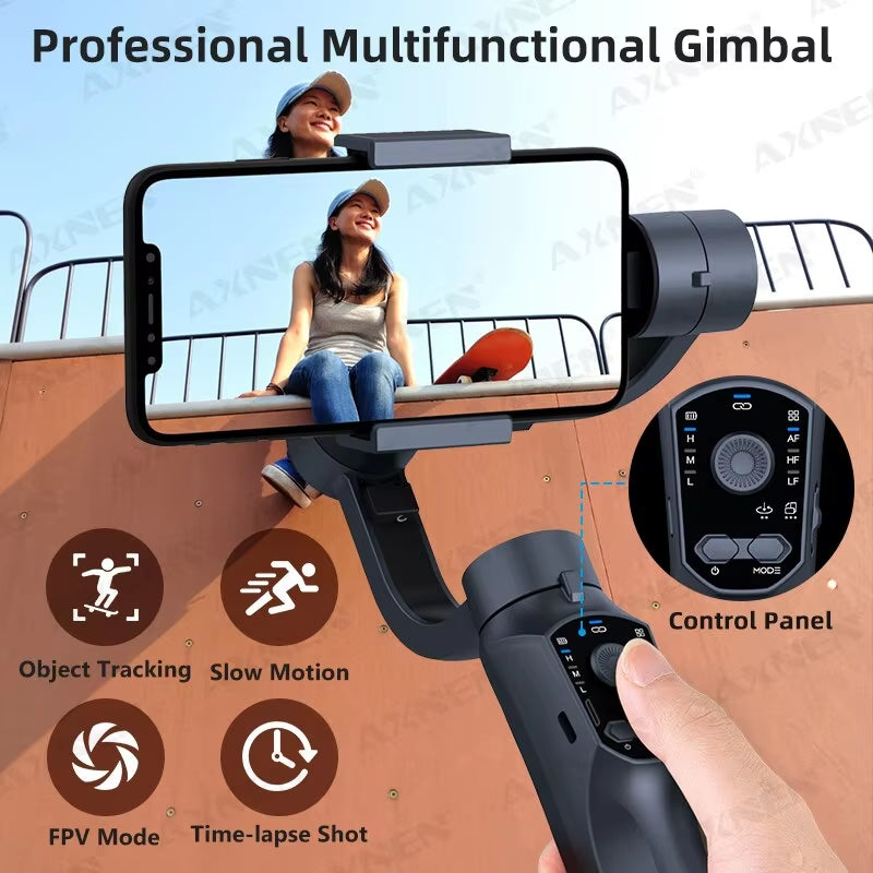 AXNEN F10 3-Axis Handheld Smartphone Gimbal Stabilizer