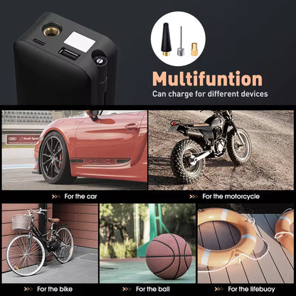 CARSUN Multi-Functional Portable Air Compressor 