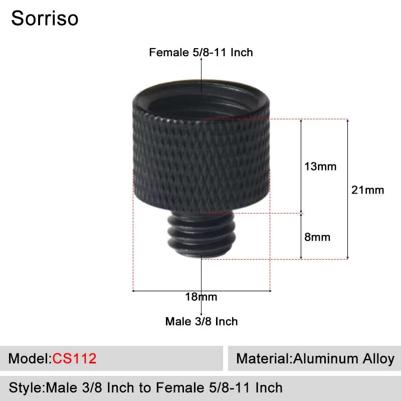 SORRISO Camera Screw Adapters