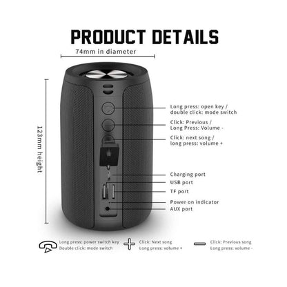 ZEALOT S32 Portable Bluetooth Wireless Speaker