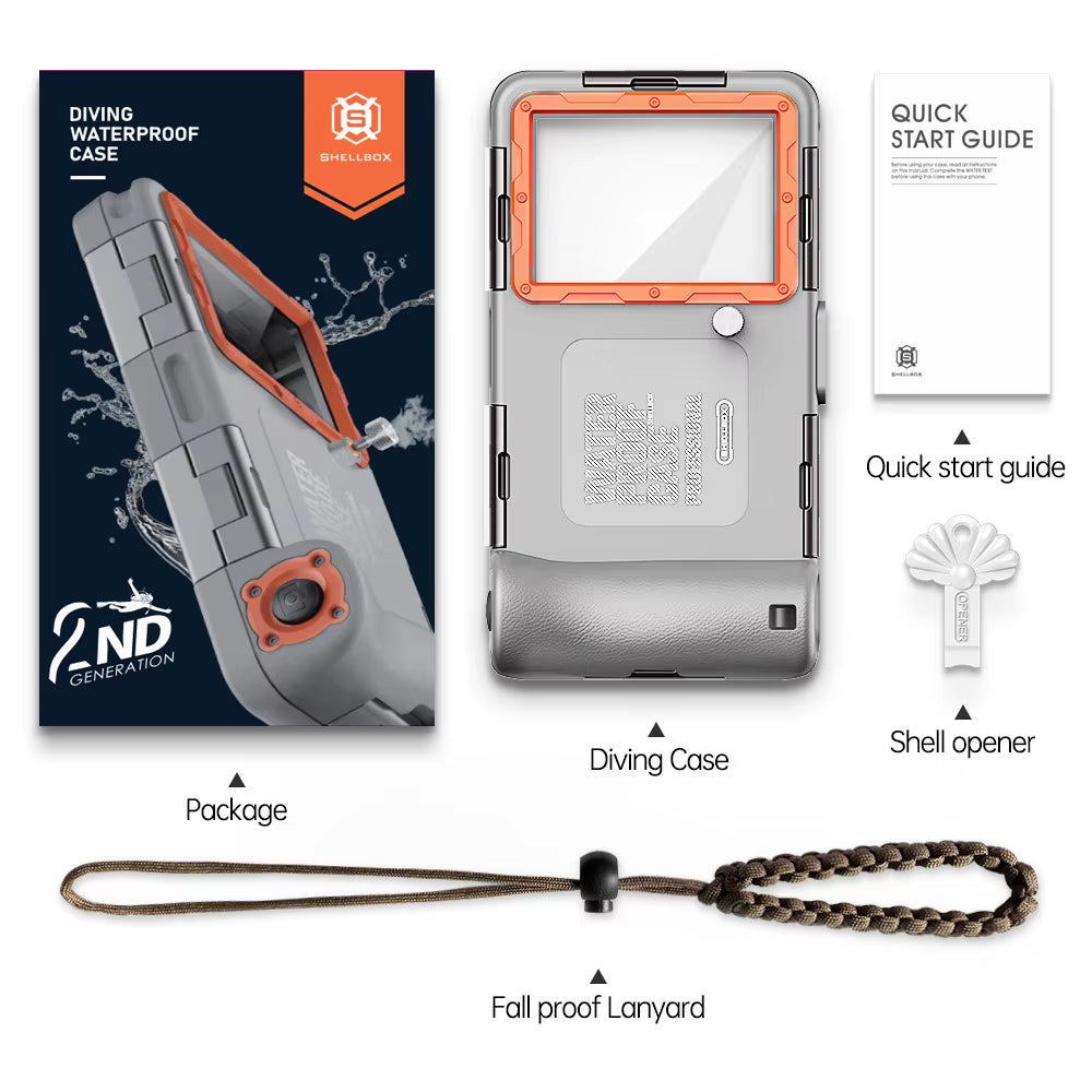 SHELLBOX 2ND Gen Professional Waterproof Case
