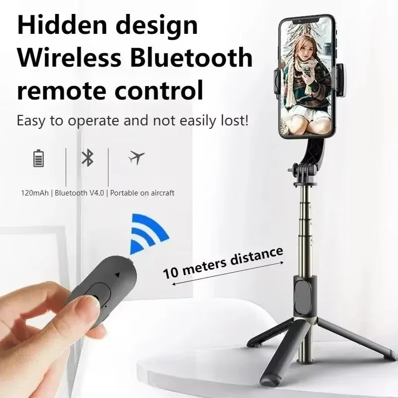 VIKEFON Q08 Bluetooth Selfie Stick Tripod Gimbal 