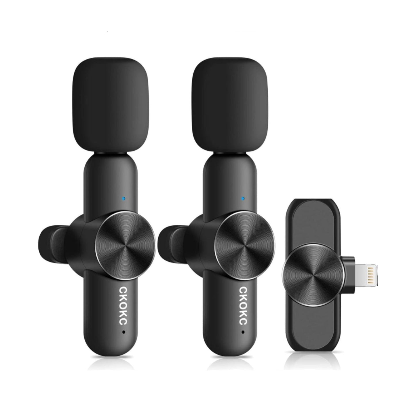 CKOKC Dual Wireless Lavalier Microphone