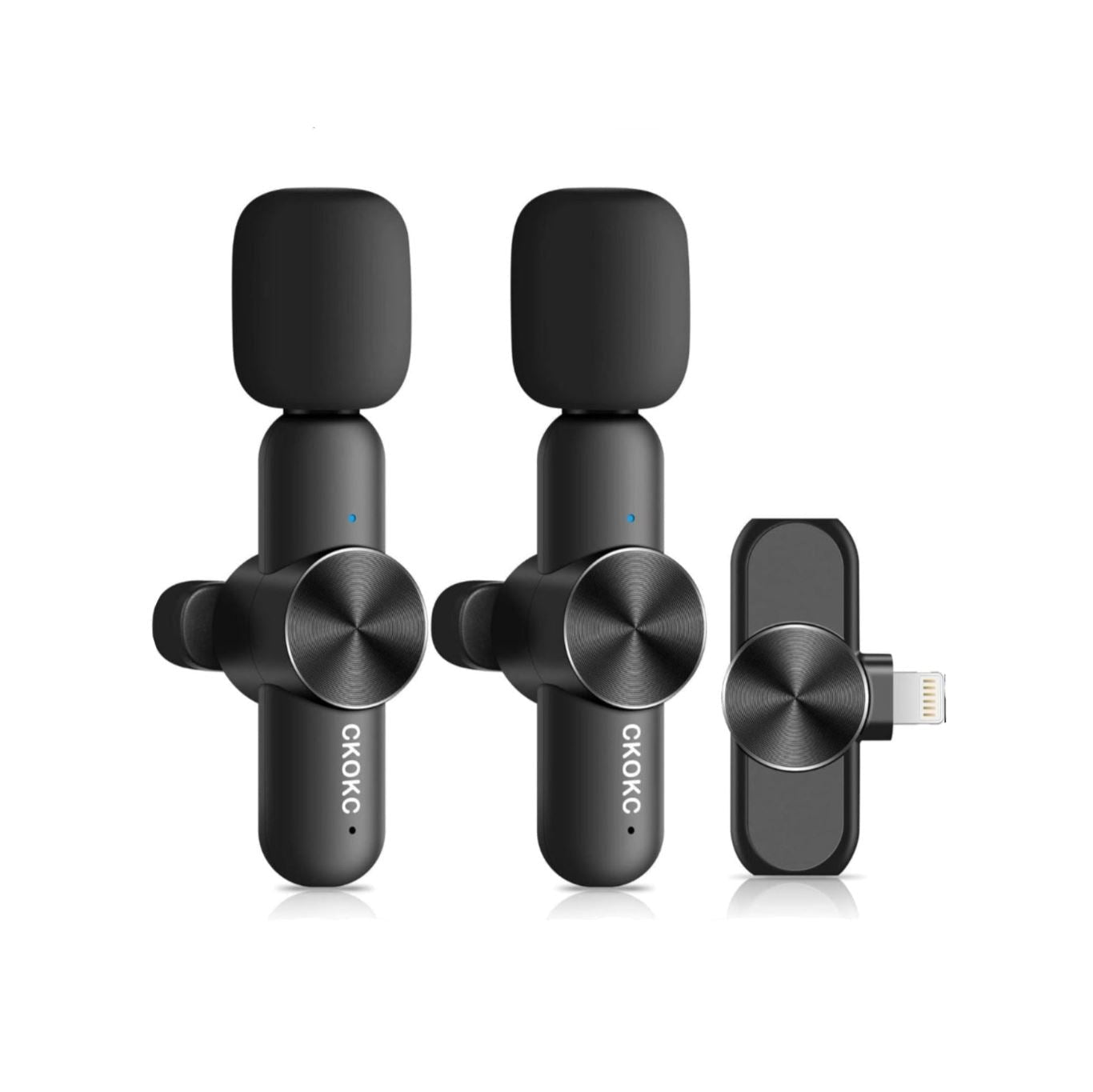 CKOKC Dual Wireless Lavalier Microphone