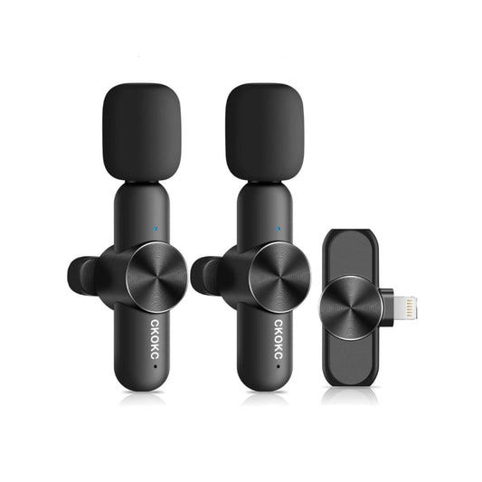 CKOKC Dual Wireless Lavalier Microphone